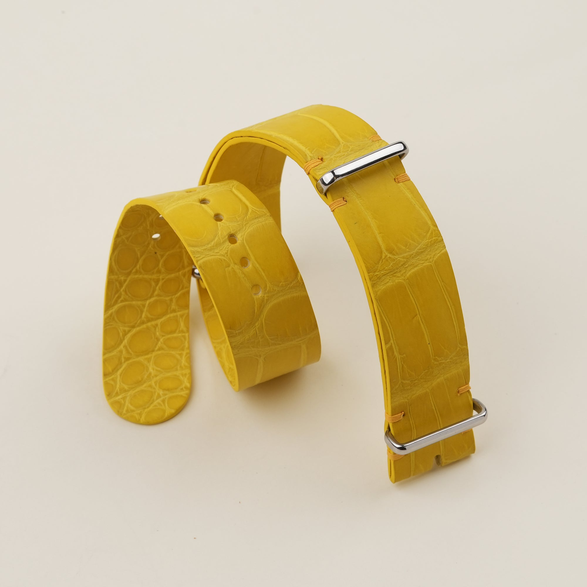 Apple Watch - Yellow Croco strap